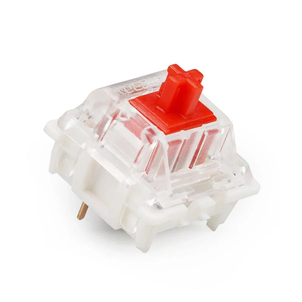 Gateron Red linear mechanical keyboard switch close-up