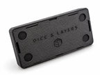 Underside of PicoPad 3x1 with engraved Dice & Layers logo