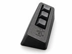 PicoPad 3x1 angled macro keyboard side view with 3 keys and Dice & Layers badge