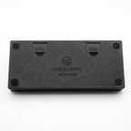 PicoPad 5x3 bottom plate with Dice & Layers branding and stand clips