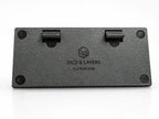 Underside of PicoPad 5x3 with Dice & Layers logo and fold-out flip stand