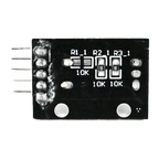 Back of rotary encoder module showing 10K pull-up resistors