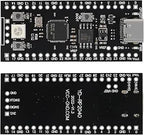RP2040 USB-C board top and bottom showing pin labels