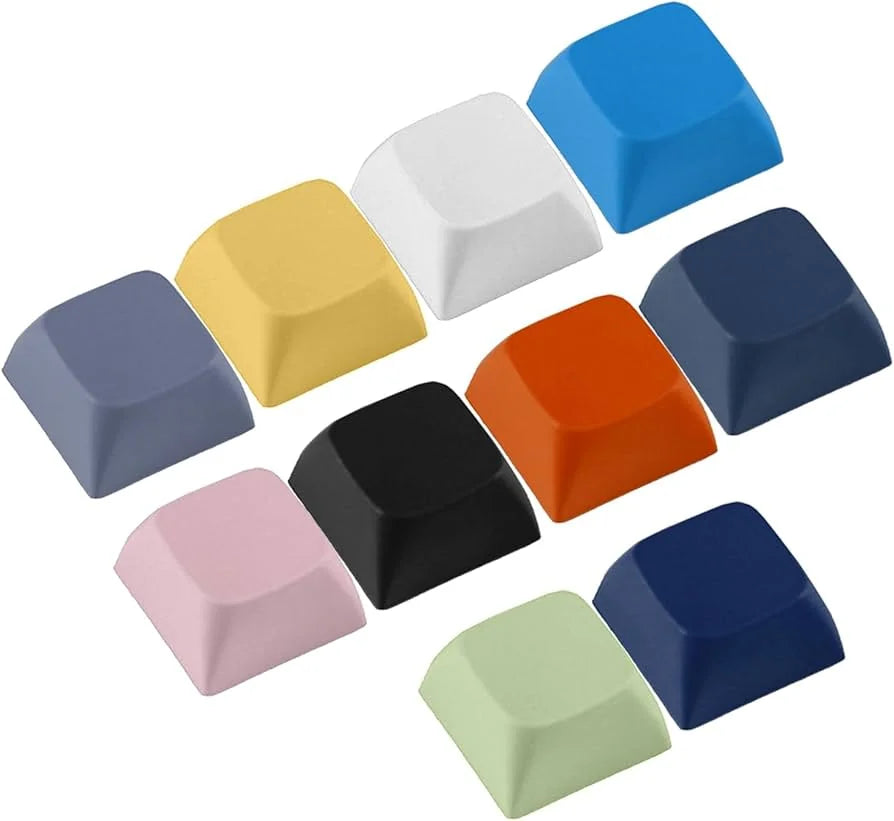XDA profile 1U blank keycaps in assorted colours